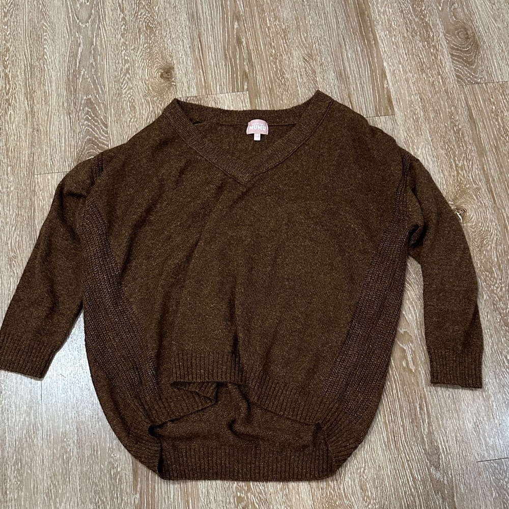 Show me Your mumu oversized brown sweater